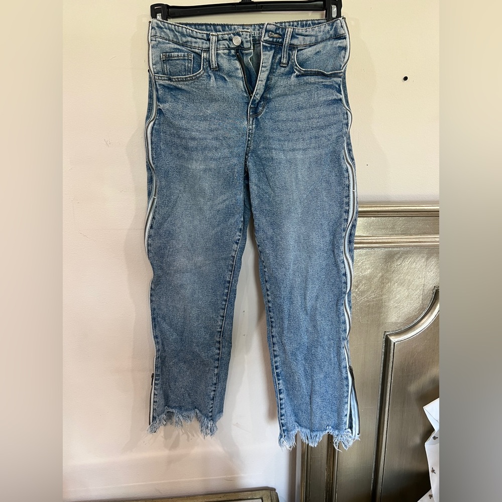 WILD FABLE RECYCLED ZIPPER JEANS